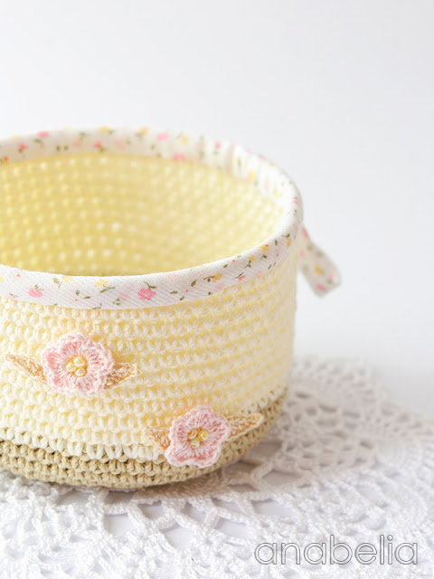 Crochet basket by Anabelia