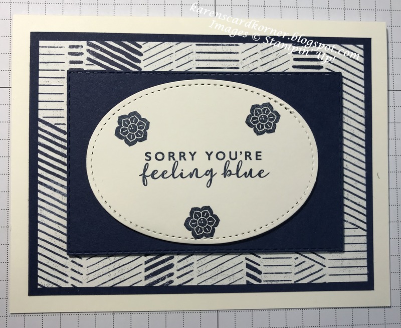 karenscardkorner Stampin' Up! Boho Indigo Birthday Card