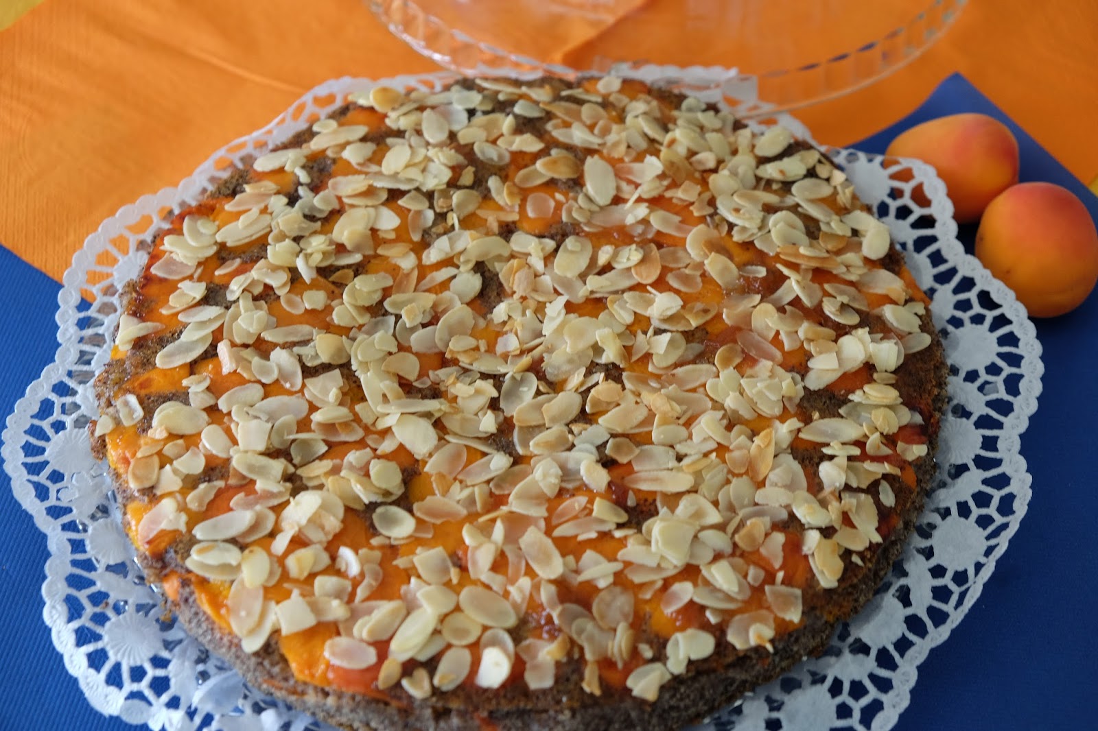 Aprikosen-Mohn-Kuchen - Sárgabarackos-mákos süti