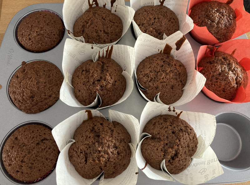 Receta muffins chocolate
