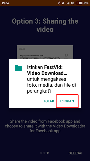 cara download video dari facebook di hp android 7