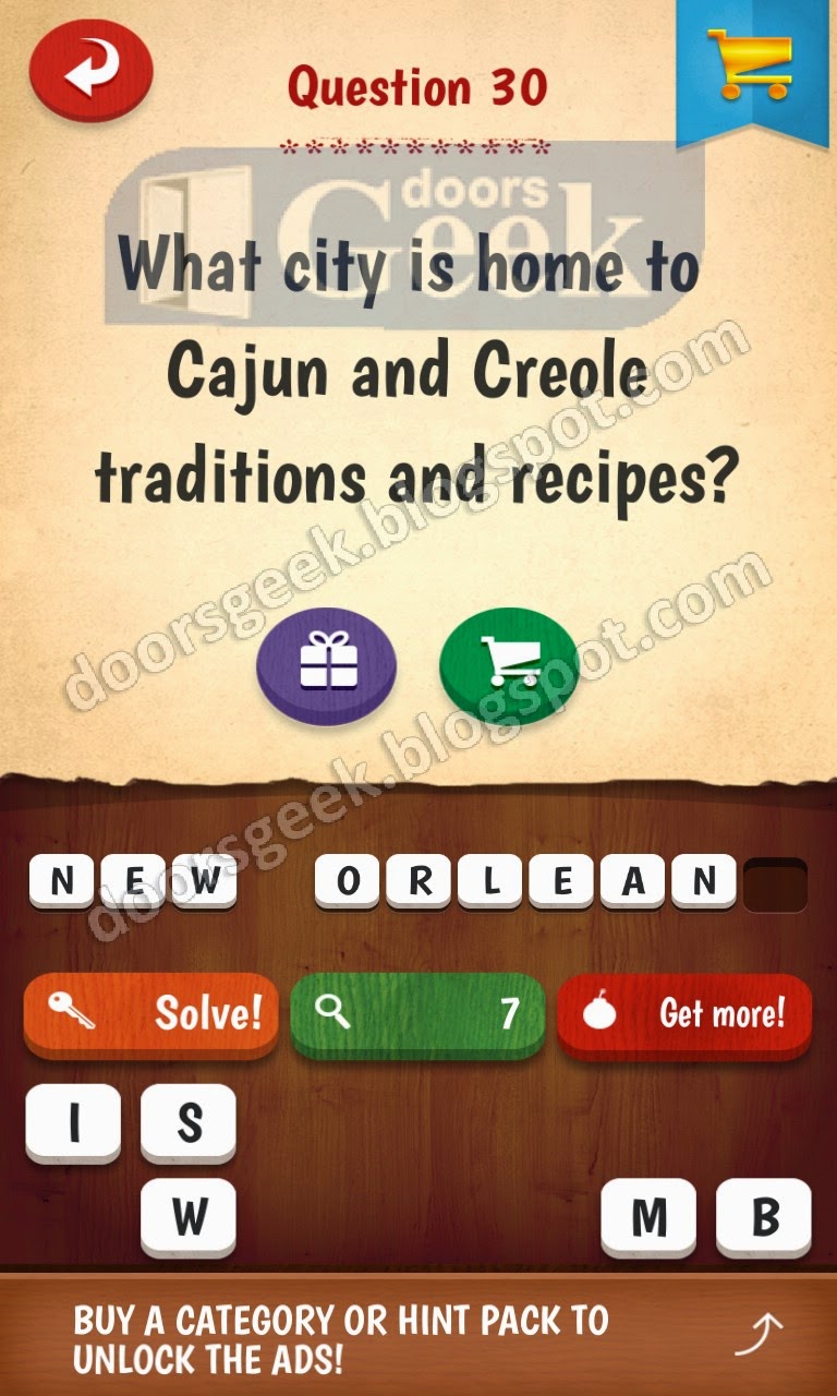 The American Quiz Level 30 Doors Geek