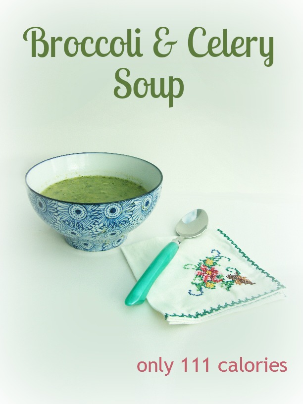52 Diet Broccoli and Celery Soup = 111 Calories Tinned Tomatoes