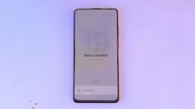 wait for 1-2minutes here Loading apps in k20 pr0
