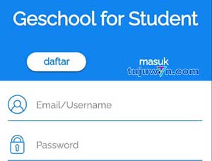 cara daftar dan membuat akun geschool