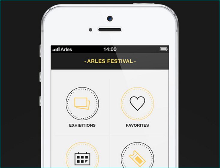 1) Arles Festival App