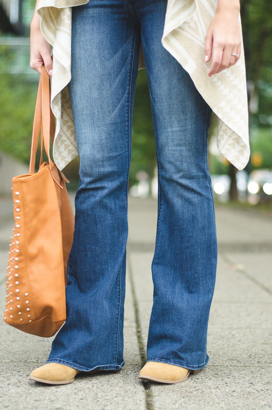 Flared Jeans Outfit Idea - Vancouver Style Blog | The Urban Umbrella