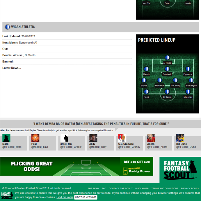 Paddy Power Flicking Great Odds