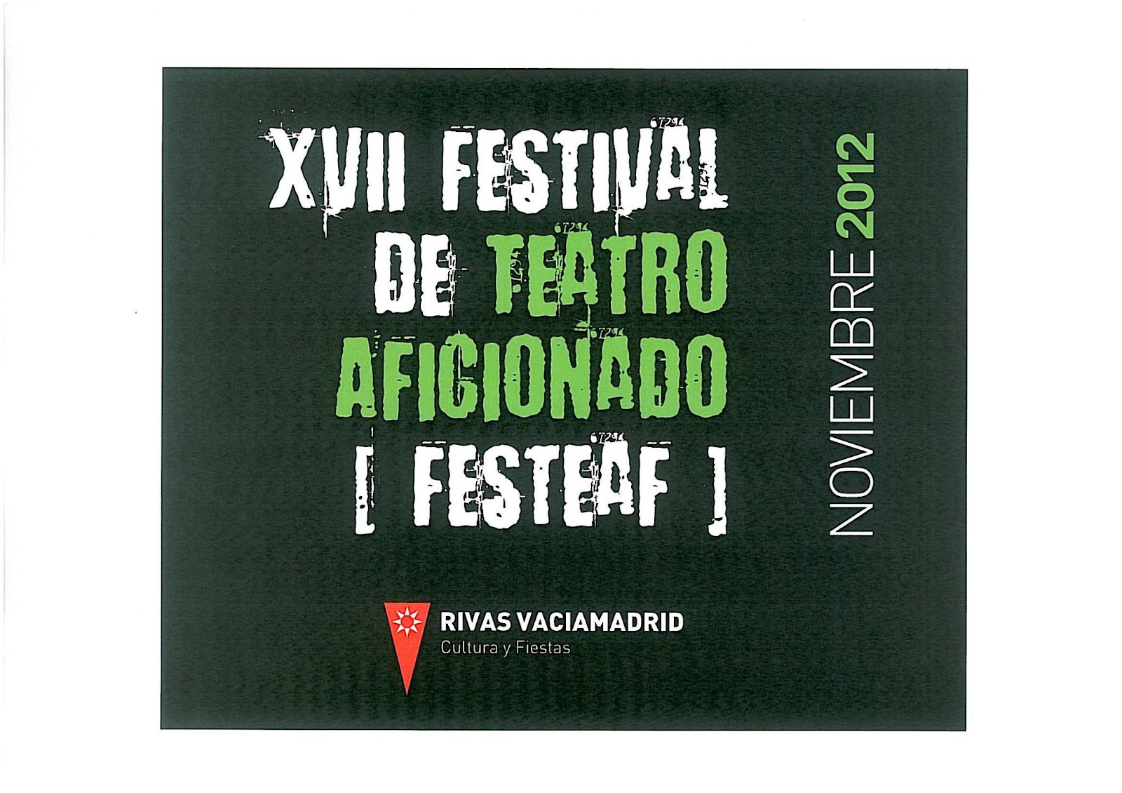 Teatro Aficionado XVII Festival de Teatro Aficionado de Rivas