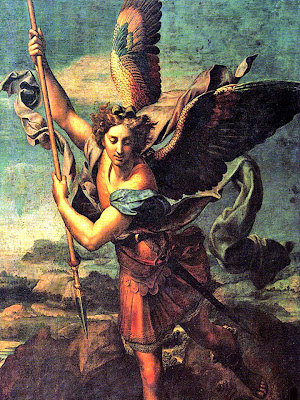 En la imagen San Miguel Arcangel sometiendo al diablo