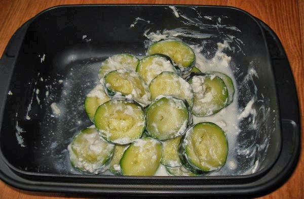 AngelSan Creation: Courgettes au micro ondes