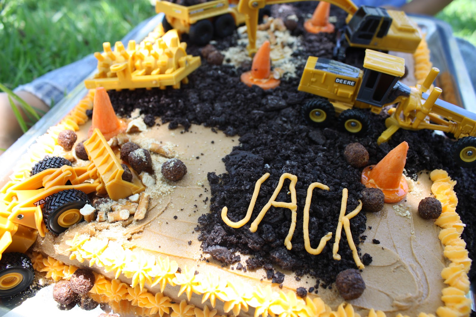 The Funky Clothespin: A Four-Year-Old and his Construction Cake