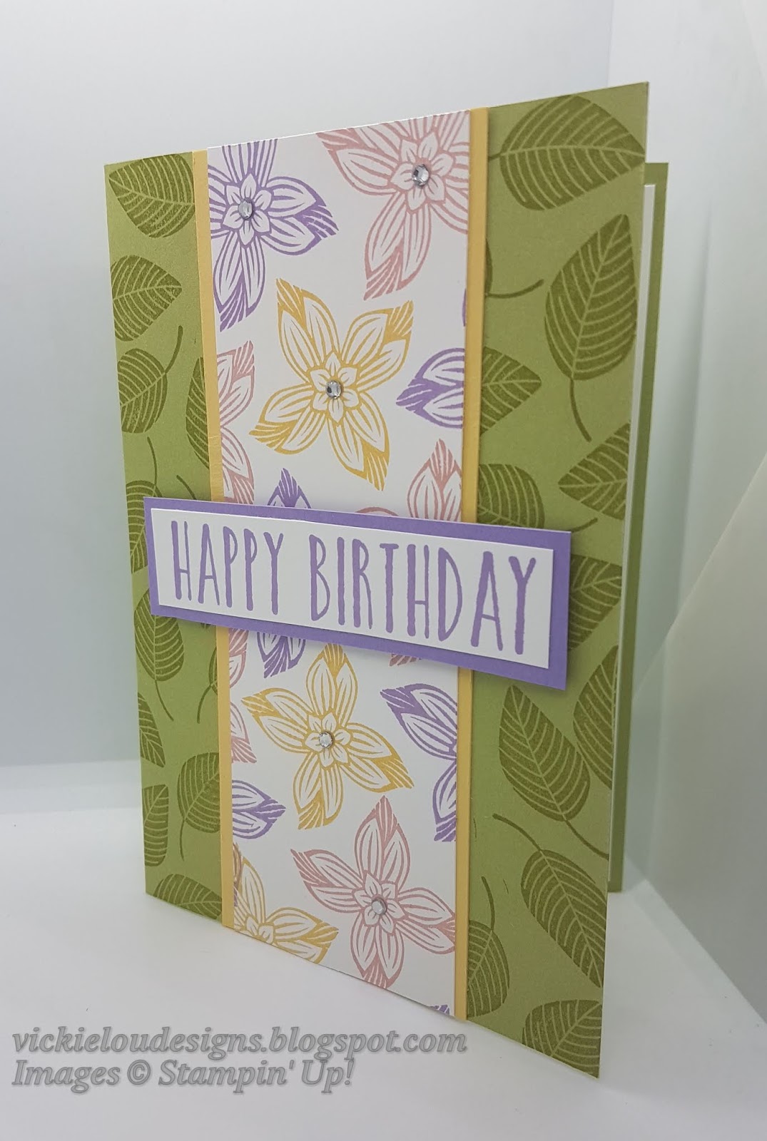 Vickie Lou Designs: Pop of Petal Perennial Birthday Card