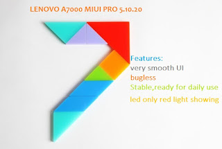 Custom Rom MIUI7 5.10.20 Untuk LENOVO A7000 Custom Rom MIUI7 5.10.20 Untuk LENOVO A7000