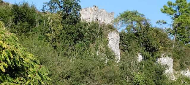 The ruined castle of Les Roches Tranchelion, Indre et Loire, France. Photo by Loire Valley Time Travel. The ruined castle of Les Roches Tranchelion, Indre et Loire, France. Photo by Loire Valley Time Travel.