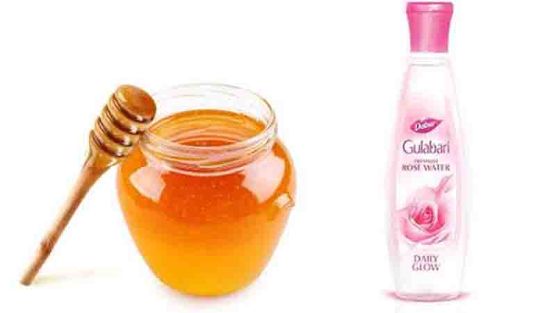 Rose water and honey Beauty Tips for Glowing Skin in Hindi