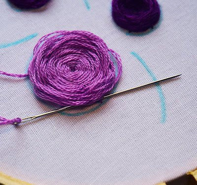 Hướng dẫn thêu hoa hồng - Hình 5