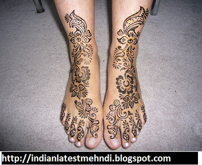 indian mehndi designs 2013 for feet and legs