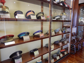 バレンシアの軍事史博物館(Museu Històric Militar)制帽展示