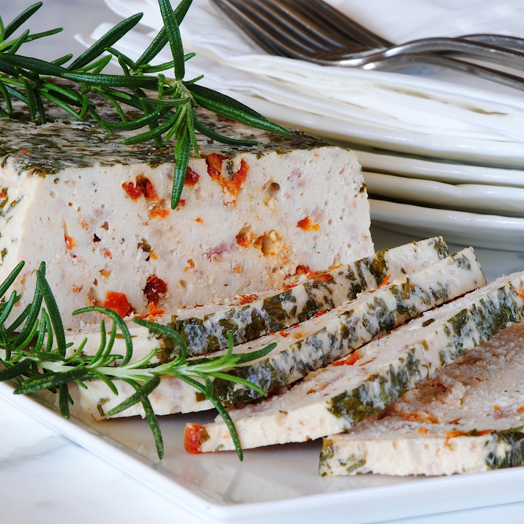 JULES FOOD... Chicken Terrine with Bacon and Sun Dried Tomatoes