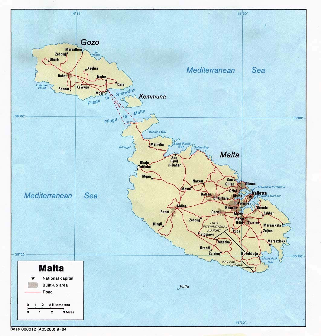 Malta Weltatlas Malta Weltatlas