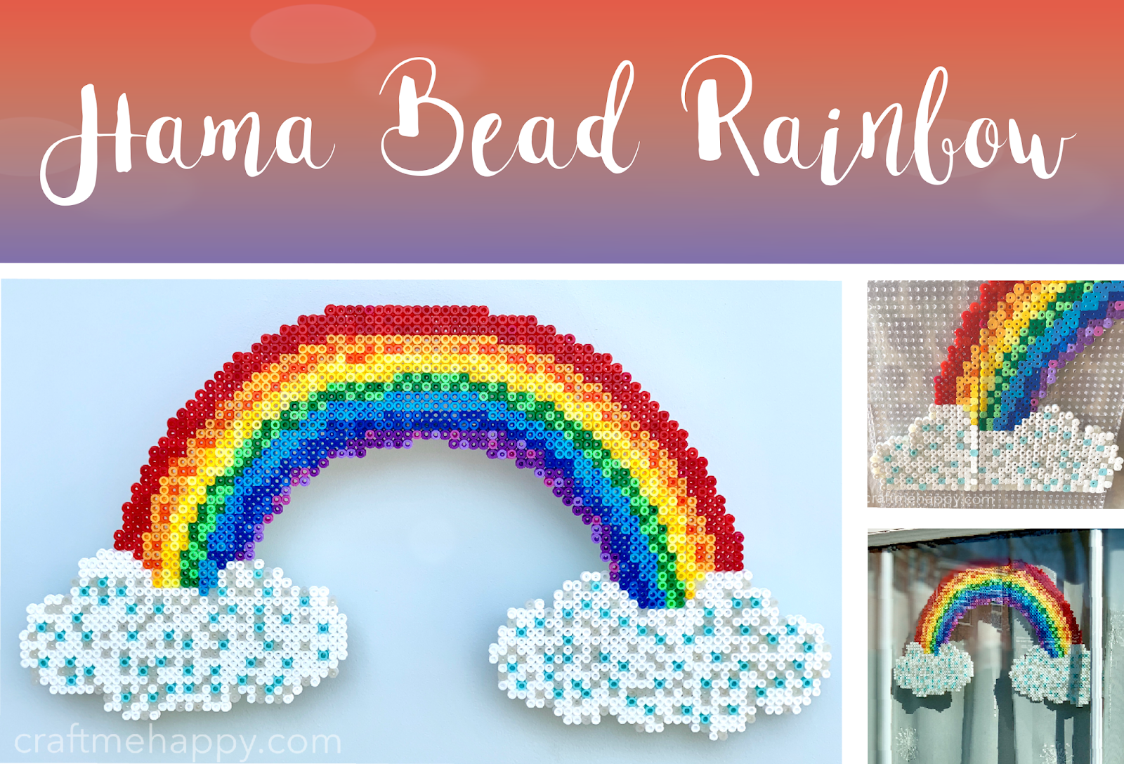 Craft me Happy!: Hama Bead Rainbow