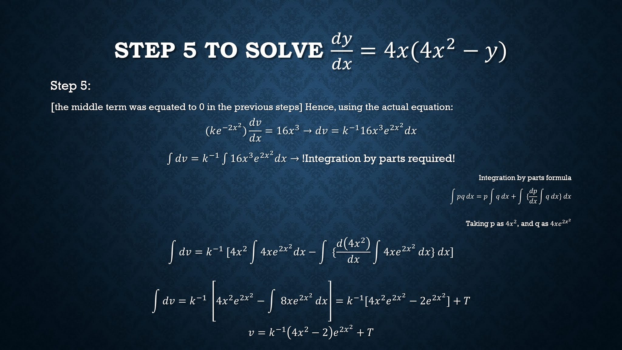 Differential Equations Rising complexity