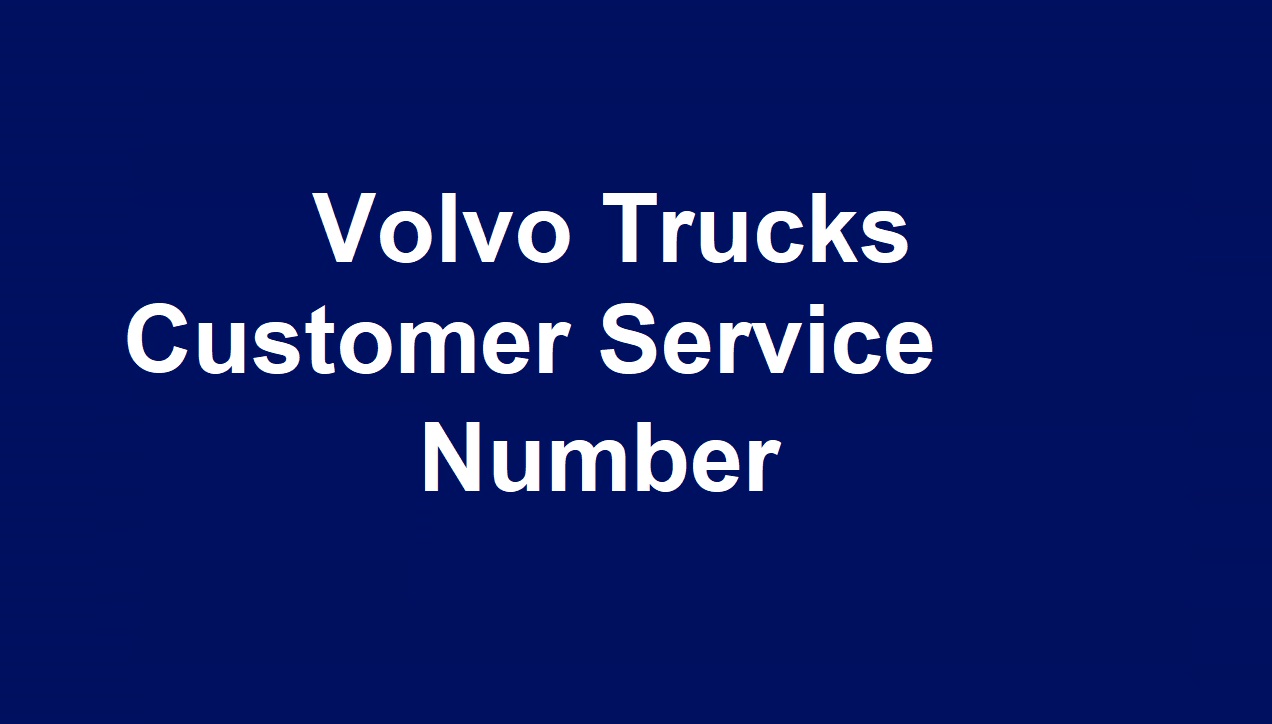 Volvo Customer Service Number r