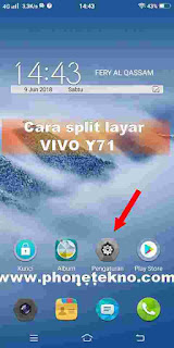Cara buka 2 aplikasi sekaligus di HP VIVO Y83 dalam satu layar