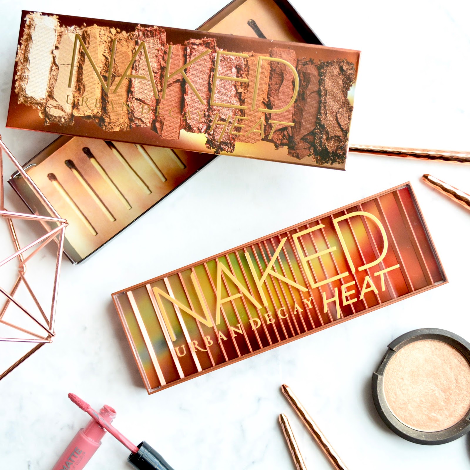 Urban Decay Naked Heat Palette Full Review and Swatches Miss Sunshine and Sparkle