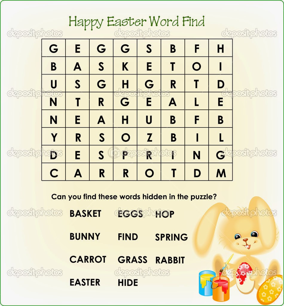 Top 10 Easter Word Search For Kids