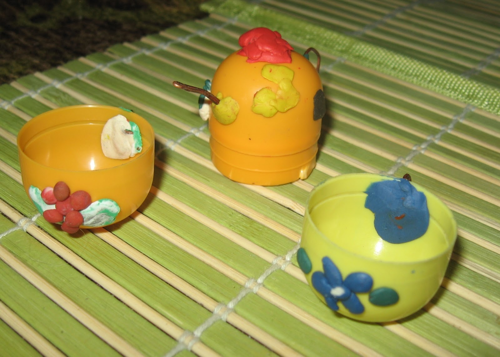 Лепка посуда для кукол