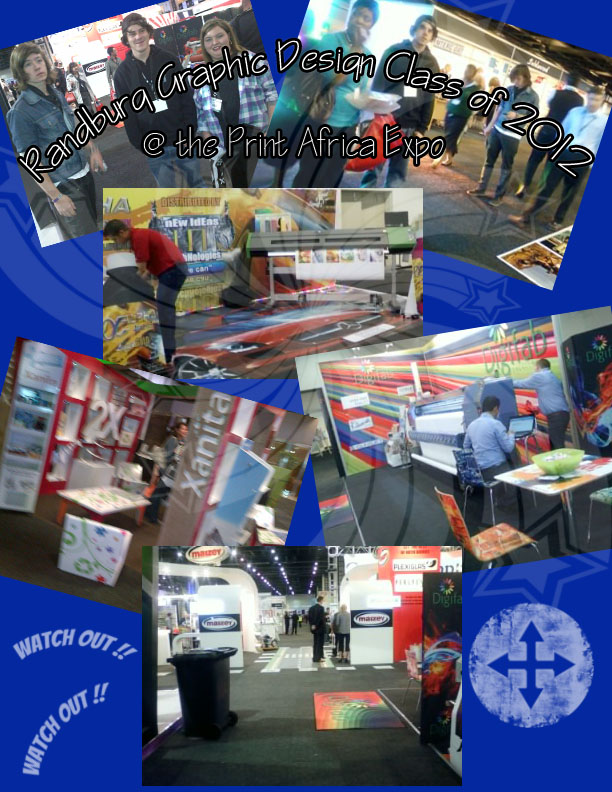 Graphic students at Sign Africa Expo CTU Training Solutions Chatz