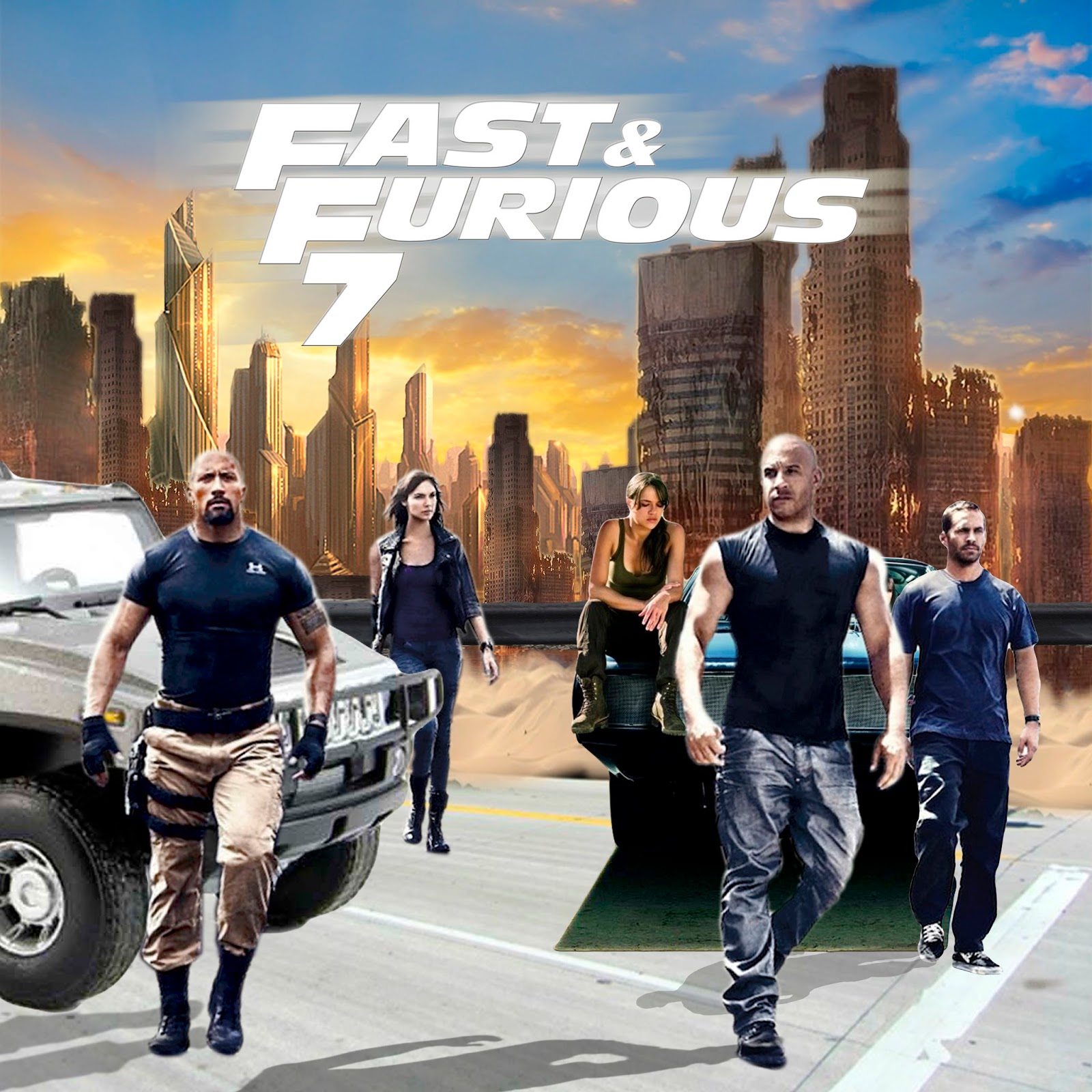 fast and furious movie poster done by.