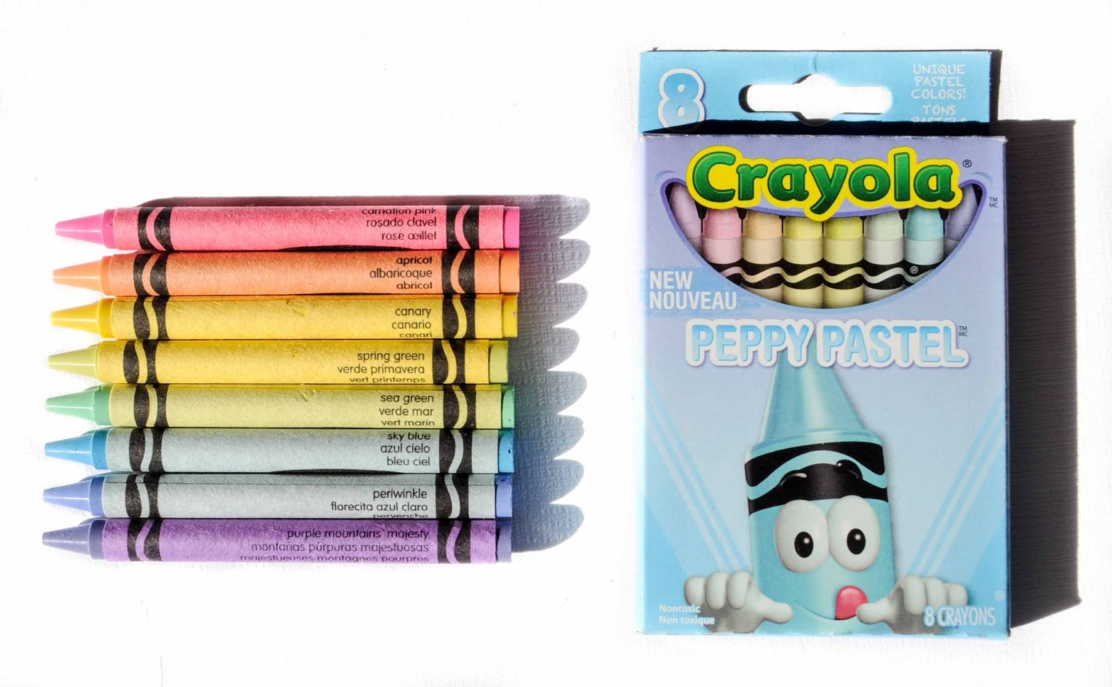 8 Count Crayola Tip Collection Crayons What's Inside the Box Jenny's Crayon Collection