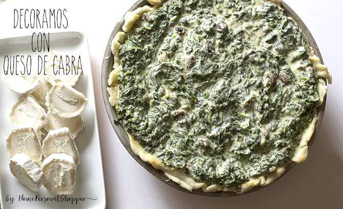 Receta quiche de espinacas