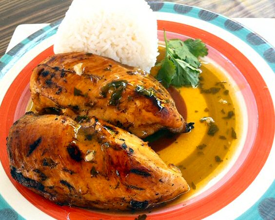 Chicken with peppers and passion fruit | Healthy Global Recipes