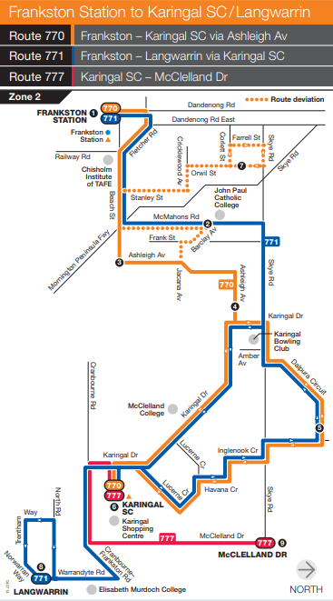 770 Bus Route Map Melbourne On Transit: Timetable Tuesday #62: Frankston's Loopy 770 And 771