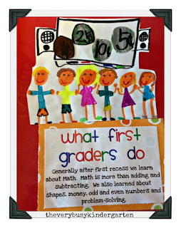 The Very Busy Kindergarten: What Do First Graders Do?