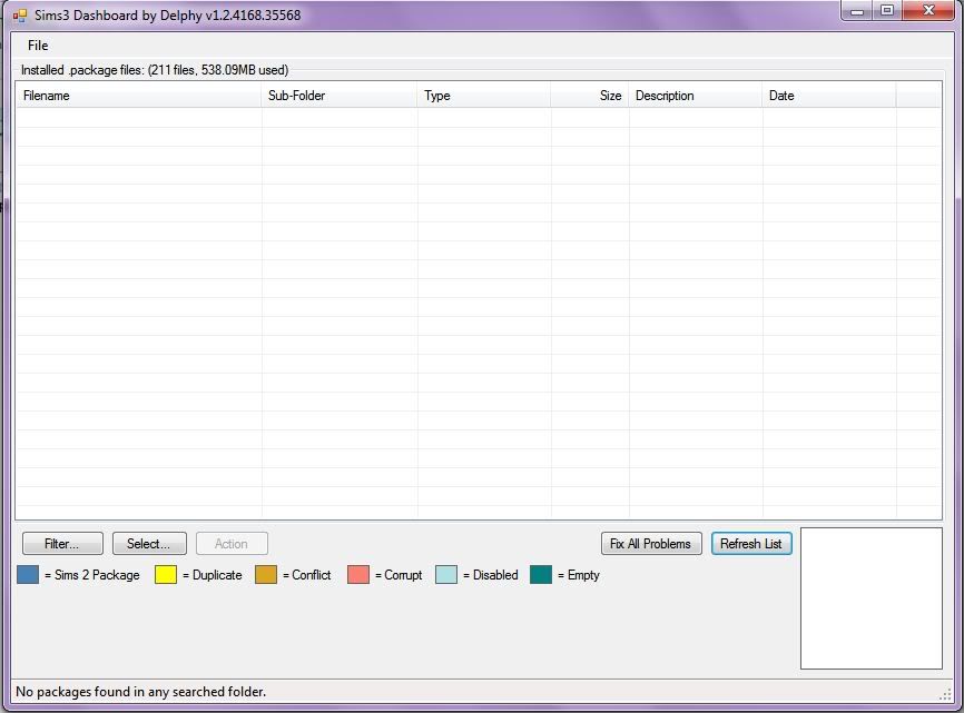Sims 3 Dashboard by Delphy