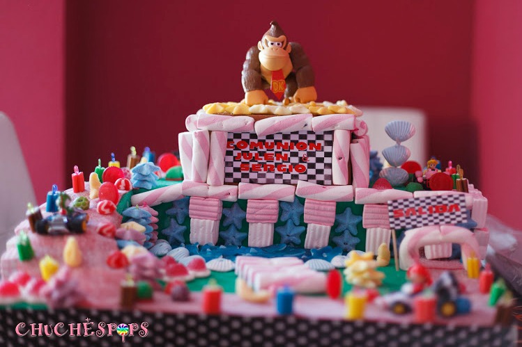 Tarta de Chuches Super Mario Kart