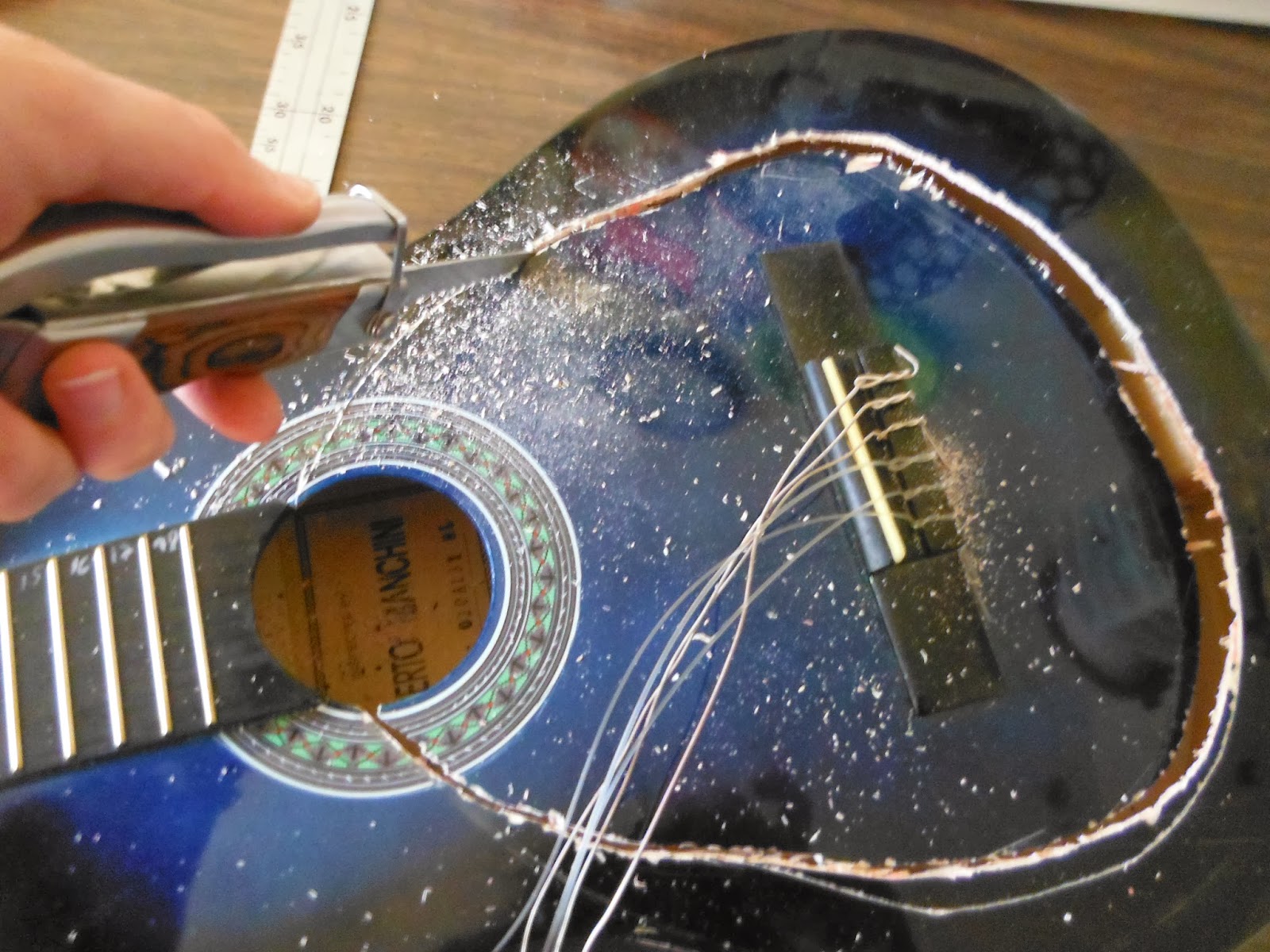 Lilush in Boston What to do with a broken guitar