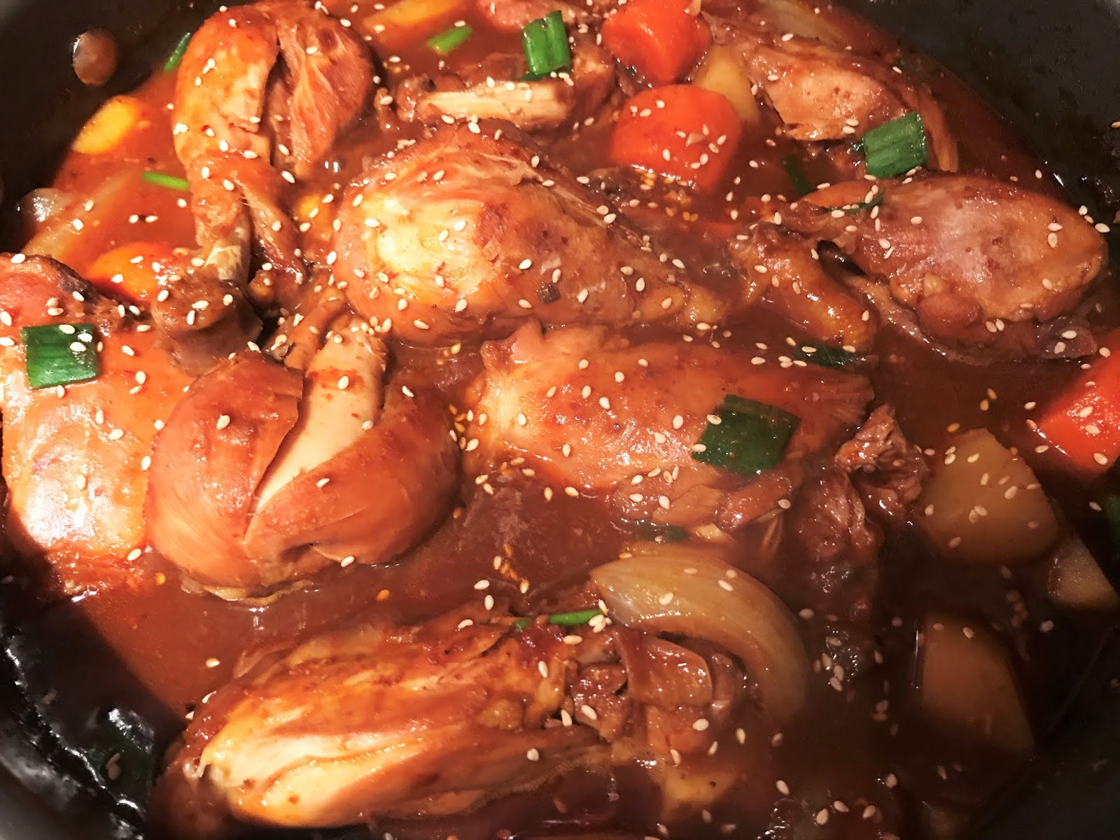Coco's Cooking Spicy Korean Braised Chicken