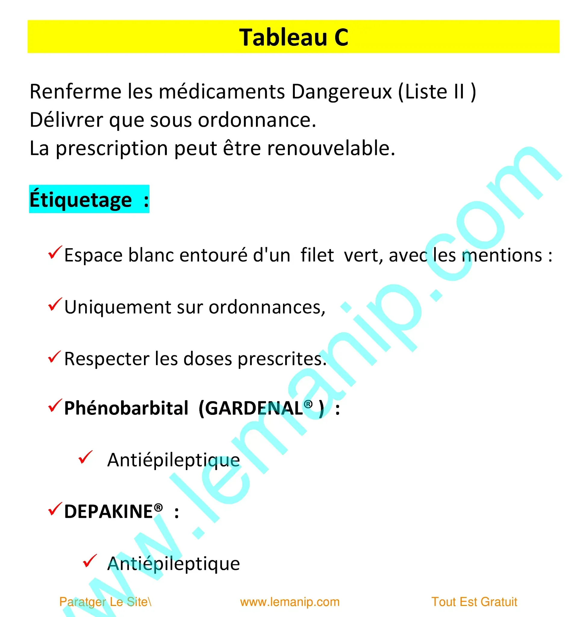 Tableau C