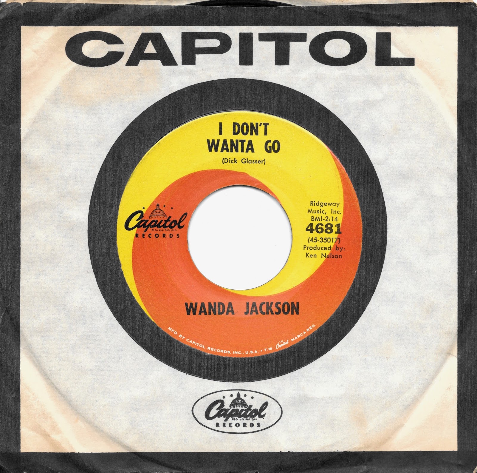 The Devil's Music: Wanda Jackson - I Don't Wanna Go