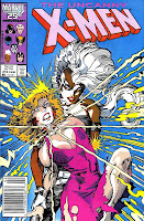 X-men v1 #214 marvel comic book cover art by Barry Windsor Smith