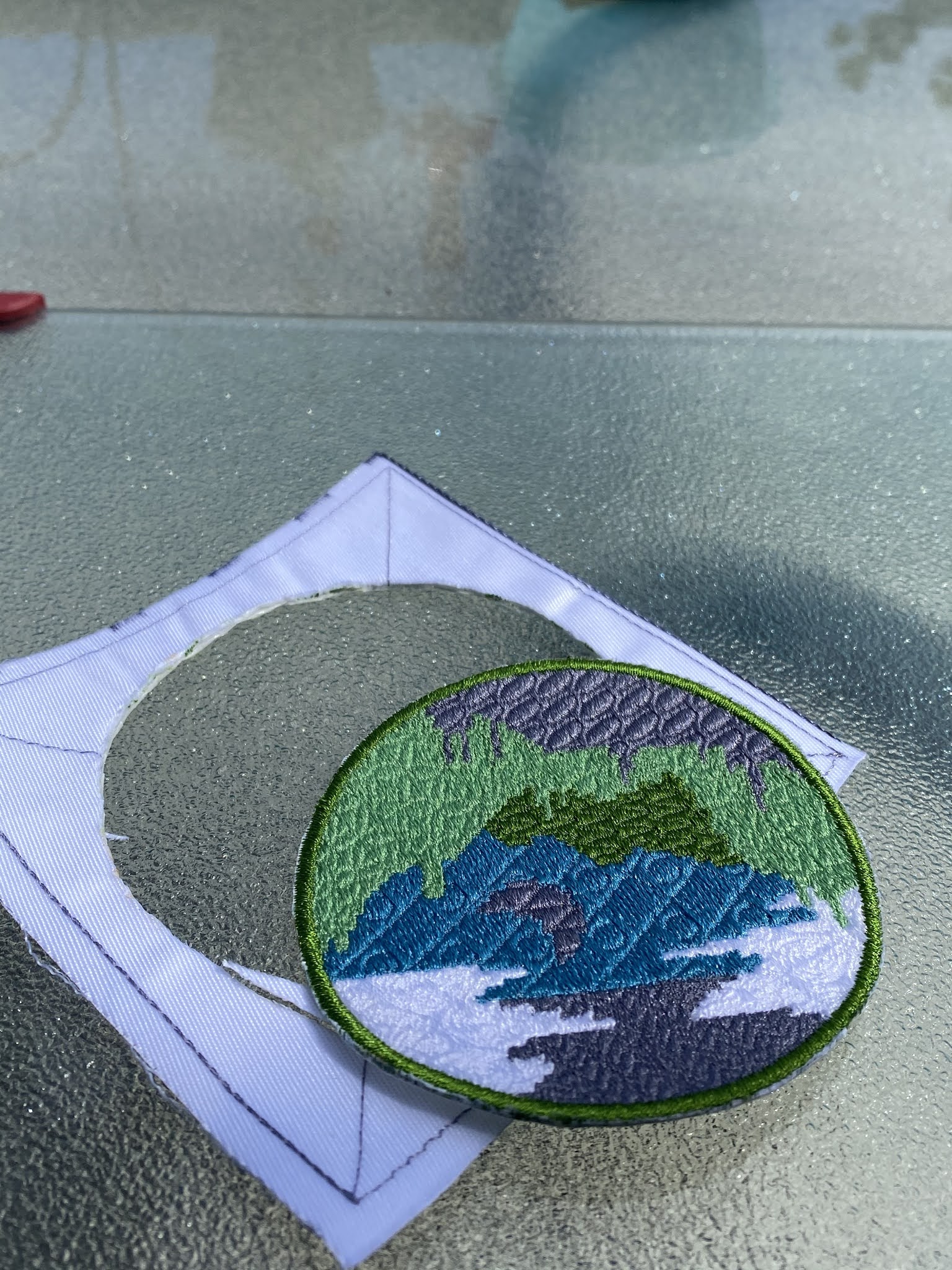 How to embroider a patch