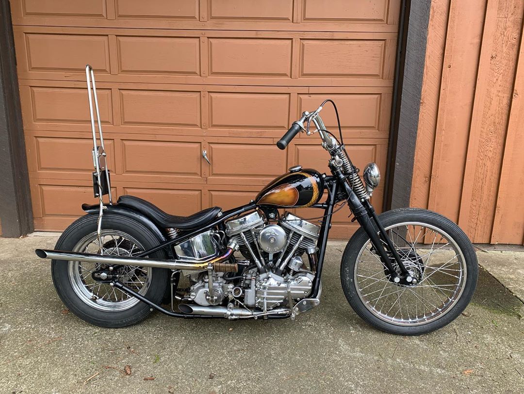 Hell Kustom Harley Davidson Panhead 1956 By kaizerbunz