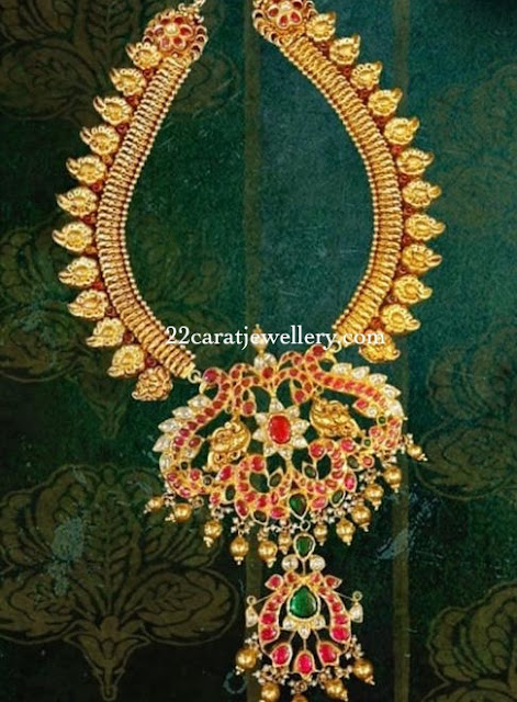 Antique Haram Peacock Pendant