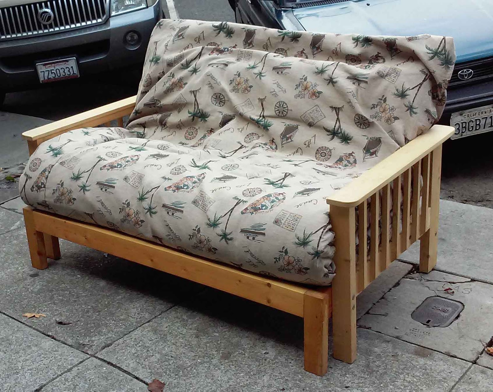 UHURU FURNITURE & COLLECTIBLES SOLD *REDUCED* Loveseat Futon 60